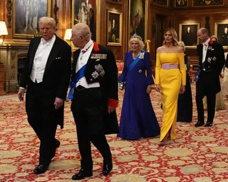 Royals Roll Out Red Carpet During Protests; Kimmel Taken Off Air Due To Kirk Comments