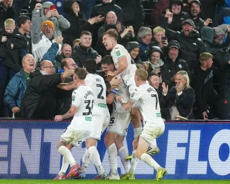 Pain for Forest's Manager as Swansea Stun Nottingham Forest with Late Revival