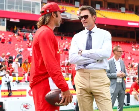 The NFL legend draws social media outrage after appearing in Las Vegas Raiders team booth