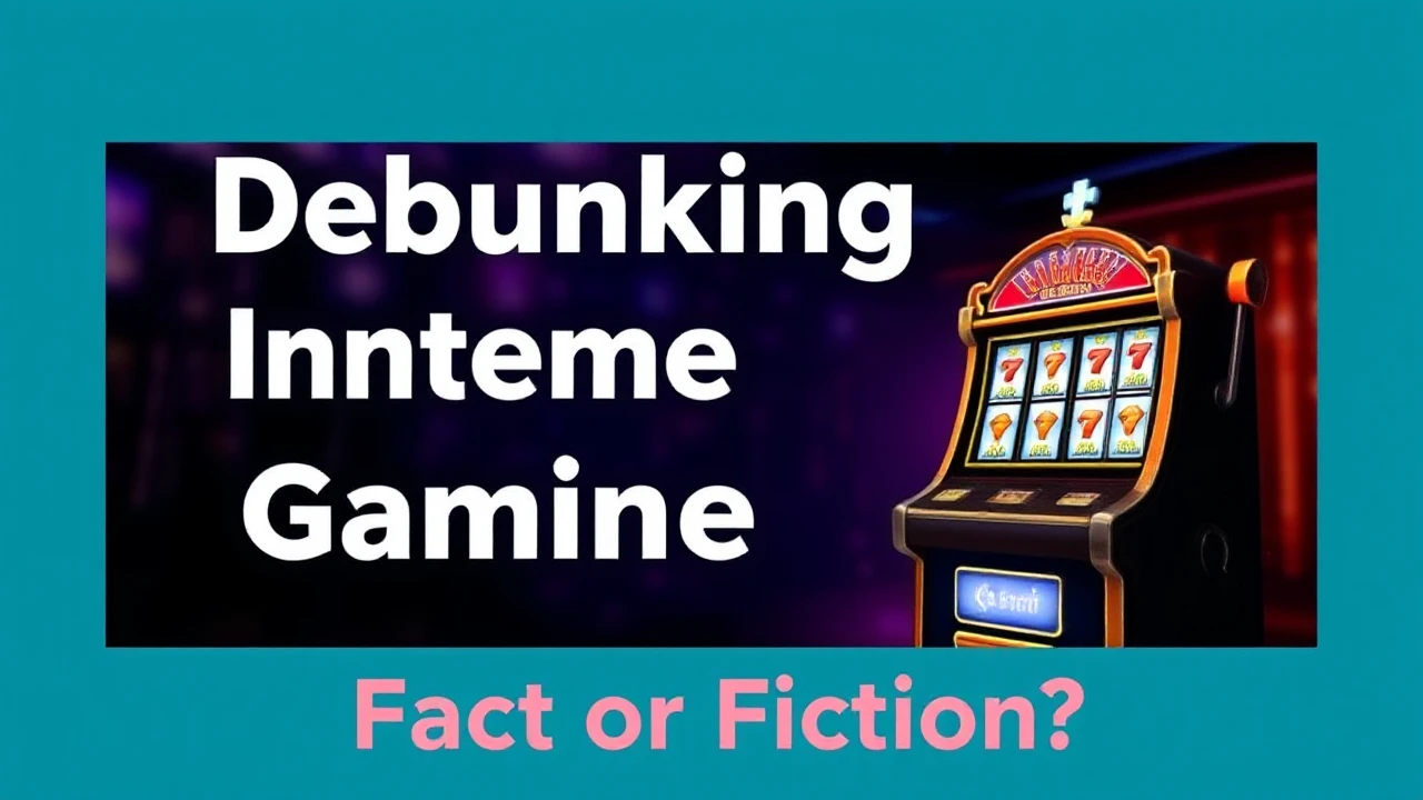 Debunking Internet Gaming Machine Myths: Fact or Fiction?